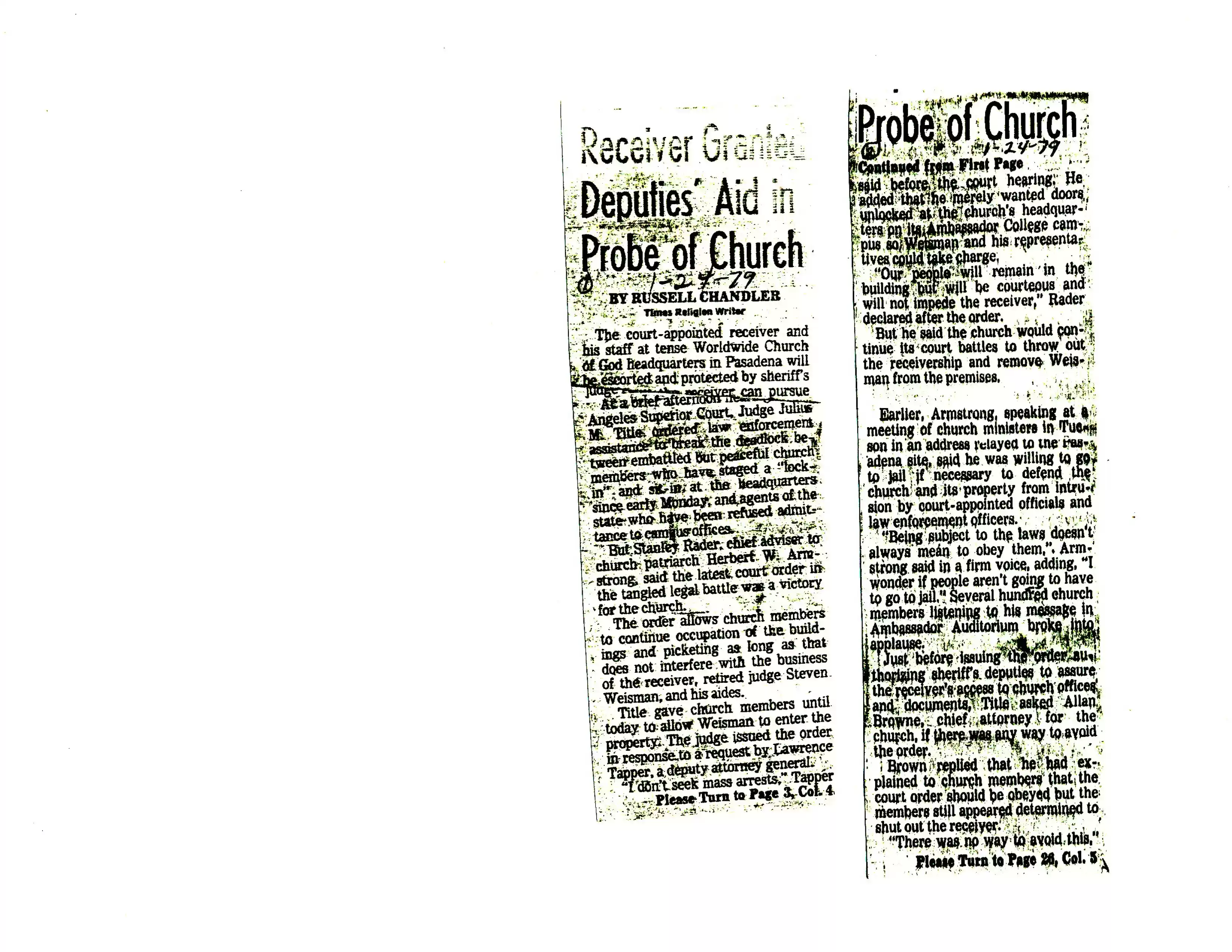 1. LA Times 1-24-79